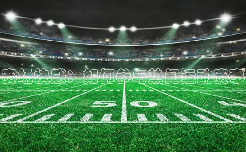 赛场快感：如何参与热门运动赛事